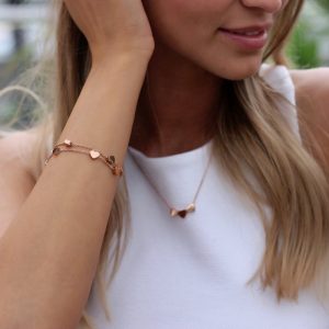 Lorena nyaklánc – rosegold